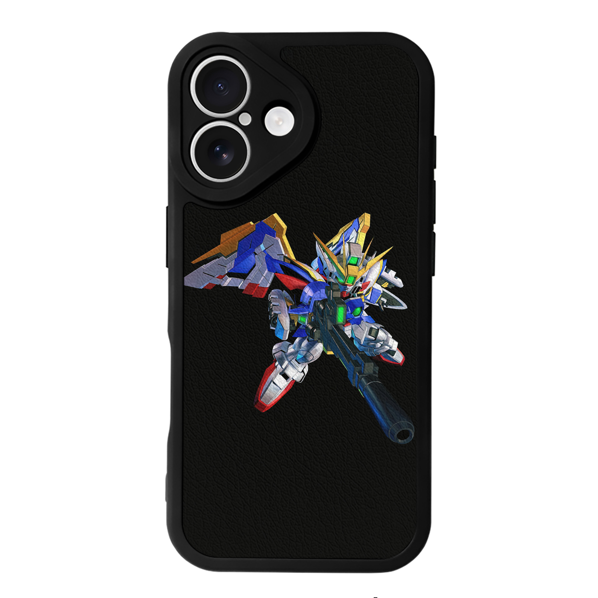 （画像用） 機動戦士ガンダム Mobile Suit Gundam 【iPhone 16シリーズ対応】シリコンスマホケース（レザー調） 材質：シリコン